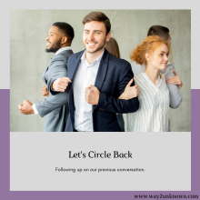 Let's circle Back 