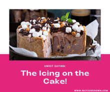 The icing on the cake