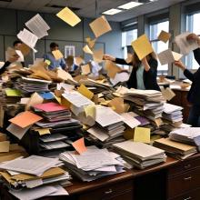 Paperwork shuffle